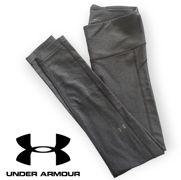 Under Armour HeatGear Full Length Grey Leggings Medium - Picture 4 of 5
